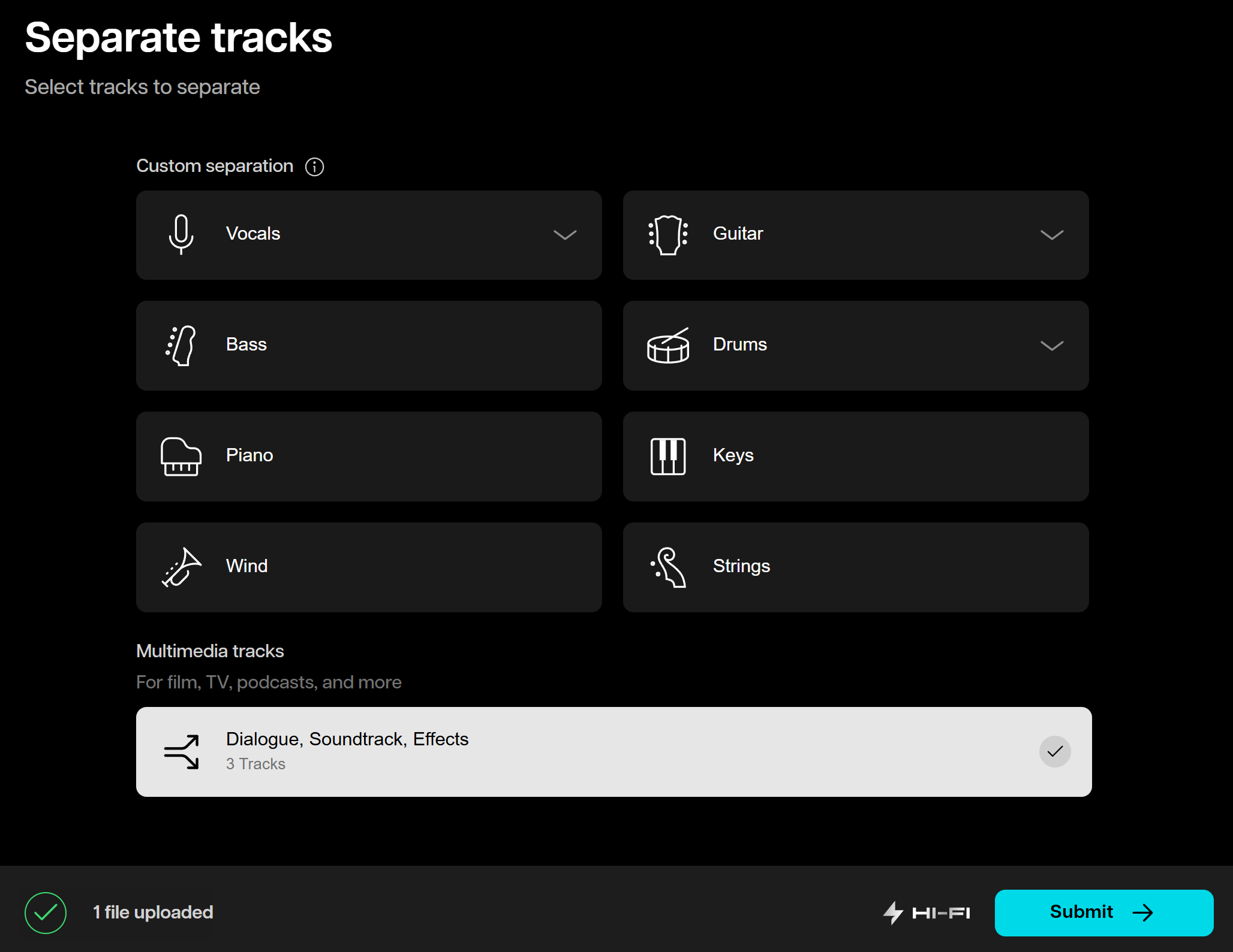 Multimedia Tracks