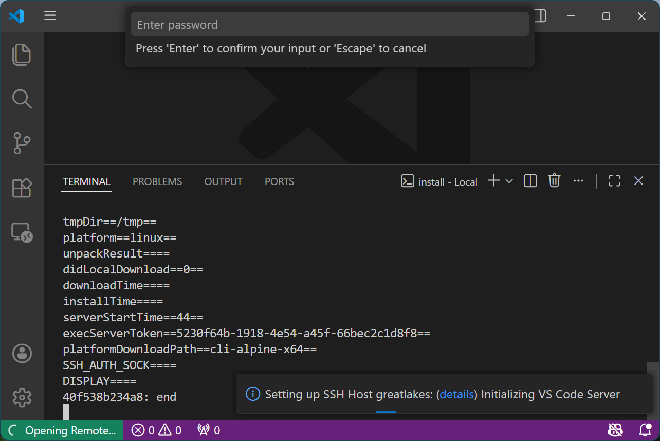 VS Code - Initialization - Complete